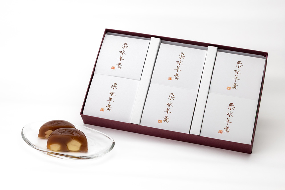 栗水羊羹 化粧箱入り